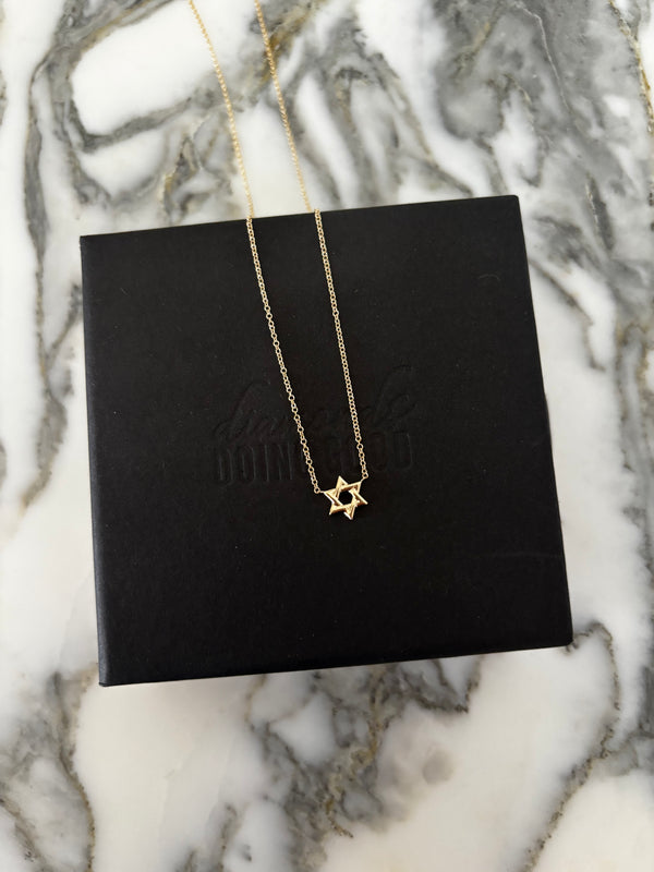 The Shoshana Jewish Star Necklace