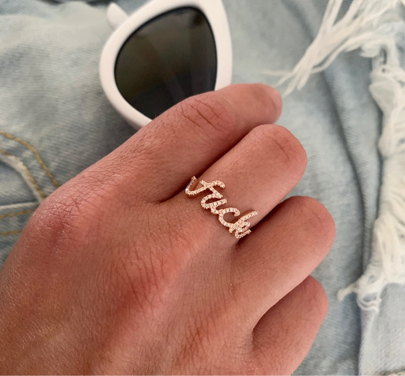 Allure Product StoreABOUT USAlphabet Initial Ring